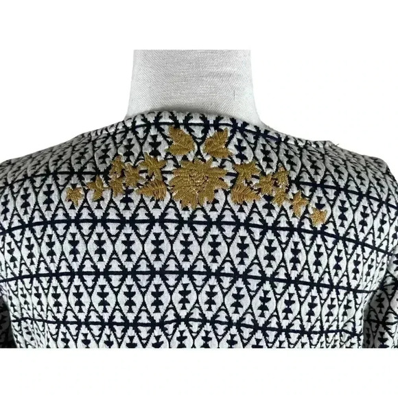 TMHL Embroidered 3/4 Sleeve Dress Size M - Picture 5 of 10